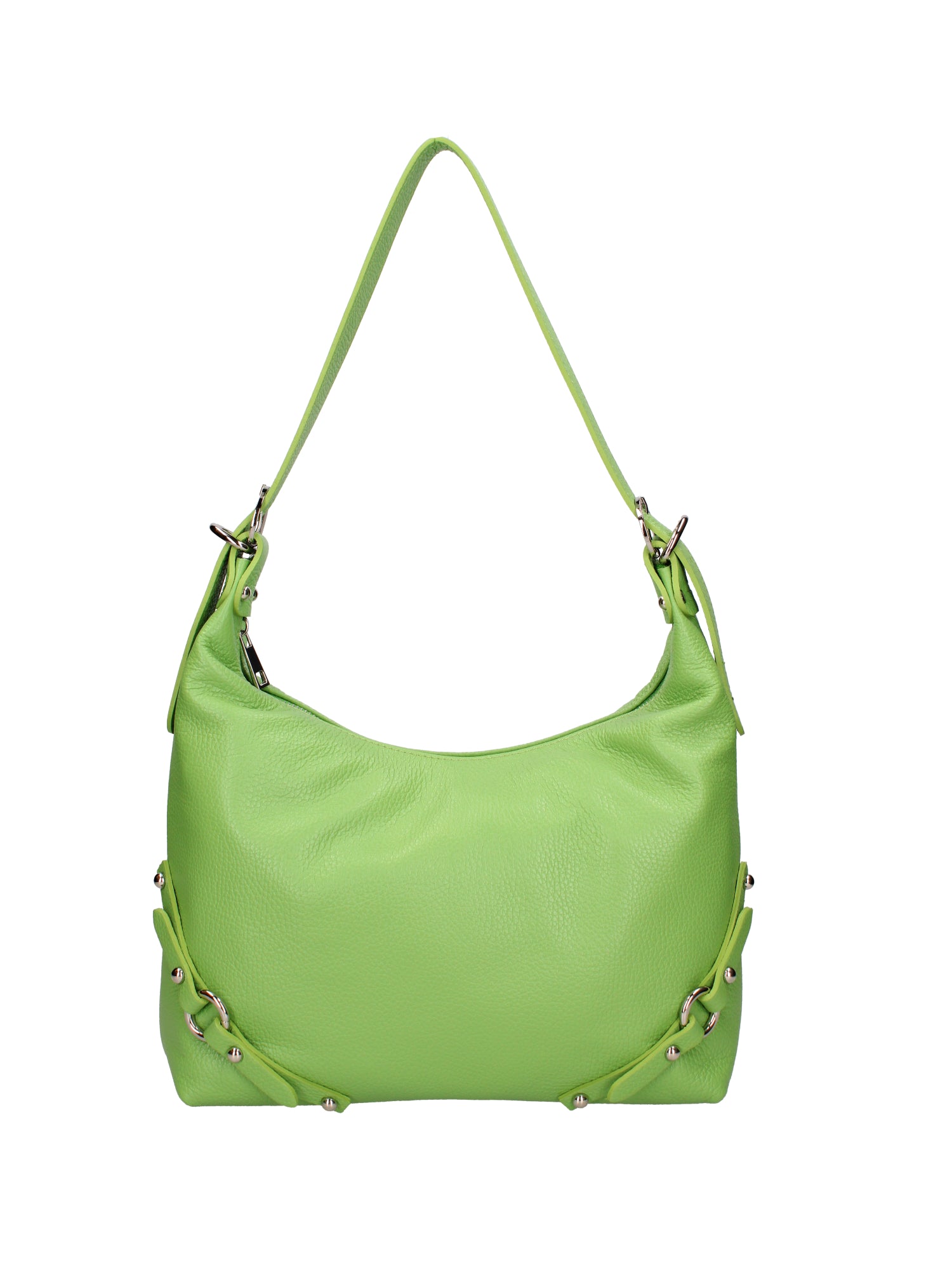 Fiorenza Lux Borsa a spalla da donna Vera pelle 07140-D12 VERDE Viola Castellani