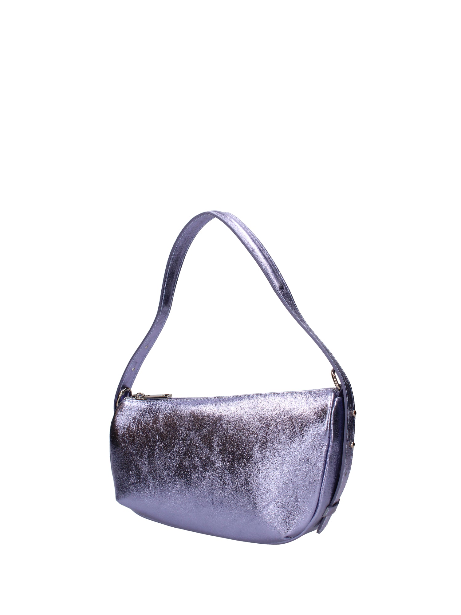 Borsa a spalla da donna Vera pelle e metallo 07228-L027 LILLA Roberta Rossi