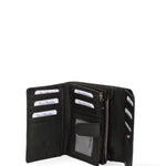 Portafoglio donna in vera pelle Casual RB2440-DLM-NERO Renato Balestra