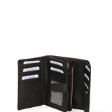 Portafoglio donna in vera pelle Casual RB2440-DLM-NERO Renato Balestra