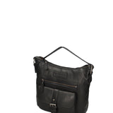 Borsa a tracolla da uomo Vera pelle HILB-4090-NERO Hill Burry