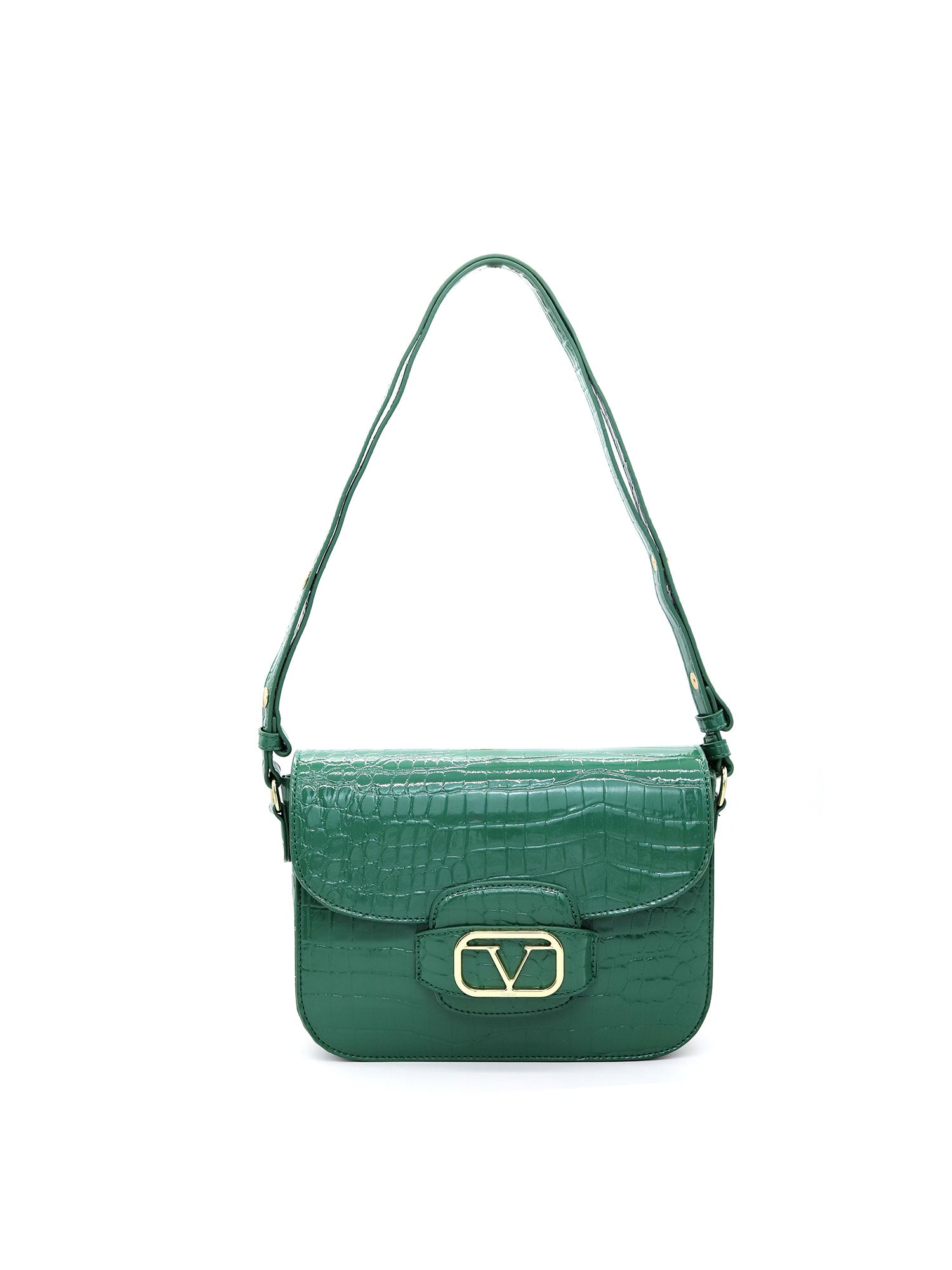 HERA Borsa a tracolla da donna Ecopelle VC-209-VERDE 19V69 Italia