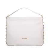 Erisia Chic Borsa a spalla da donna Vera pelle B17223-BIANCO Braccialini