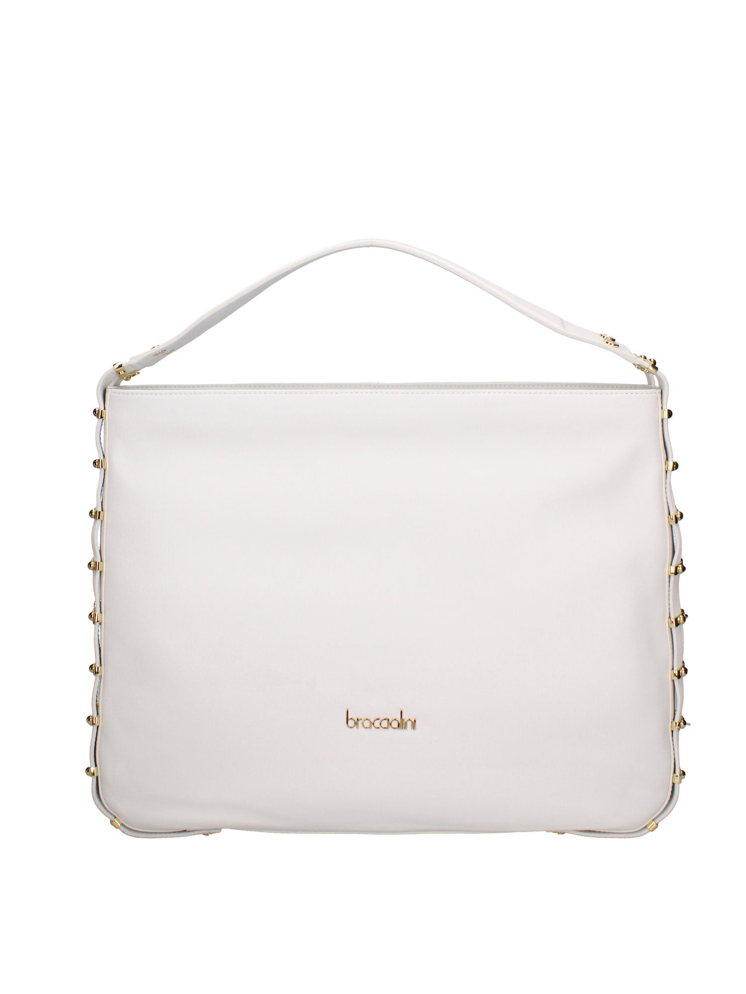 Erisia Chic Borsa a spalla da donna Vera pelle B17223-BIANCO Braccialini