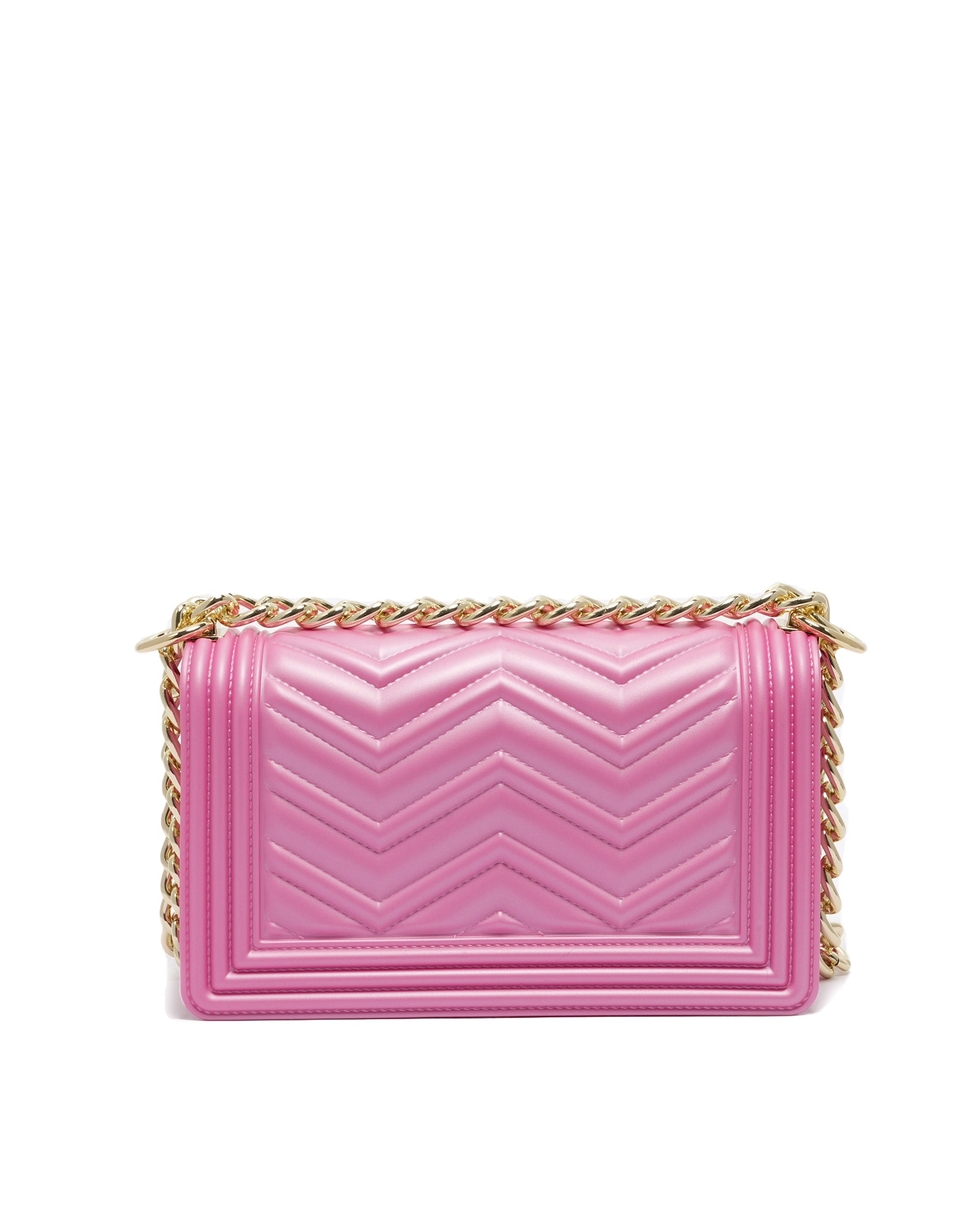 Borsa a mano da donna 100% PVC FLAT S MANHATTAN-AURORA + LIGHT GOLD Marc Ellis
