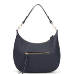 Borsa a spalla da donna 100% pelle vegana PU 715-1PT-NAVYBLUE Diana&co