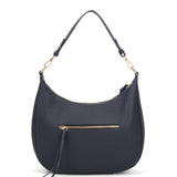 Borsa a spalla da donna 100% pelle vegana PU 715-1PT-NAVYBLUE Diana&co