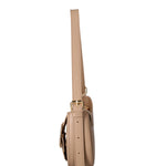 Borsa a spalla da donna 100% vera pelle 07213-L110 TAUPE Roberta Rossi