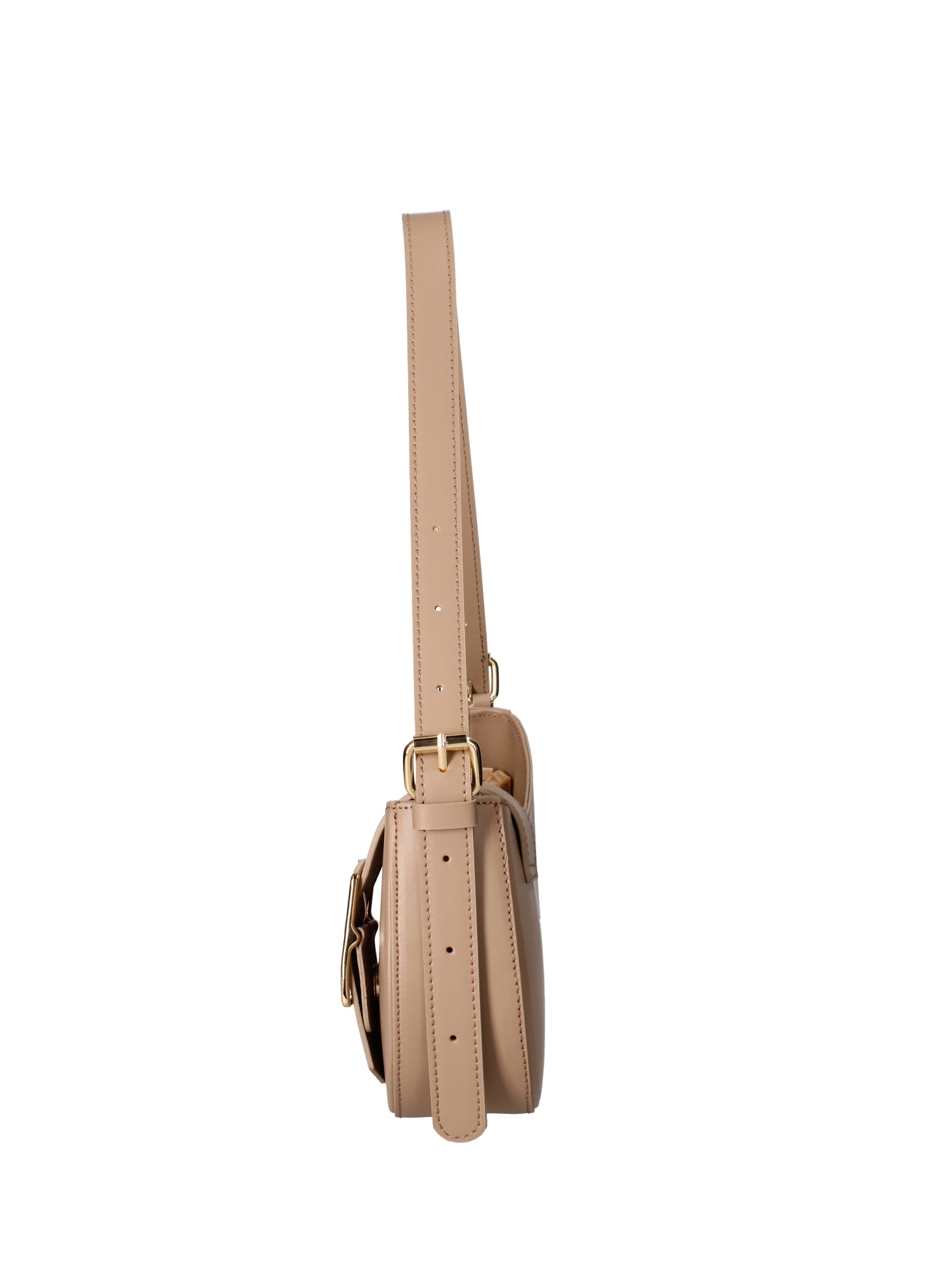 Borsa a spalla da donna 100% vera pelle 07213-L110 TAUPE Roberta Rossi