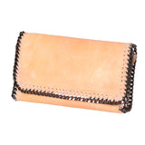 Livorno Borsa a Spalla Donna Vera Pelle 1144-SALMONE Gave Lux