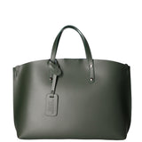 Lumena Borsa a mano da donna Vera pelle 2094-L135 VERDE BOTTIGLIA Gave Lux