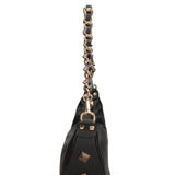 Borsa a spalla da donna Vera pelle dollaro metallizzata JR-W-1047-BLACK-GOLD John Richmond