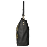 Asia Borsa a spalla da donna Vera pelle 05475-MILITARE Gave Lux