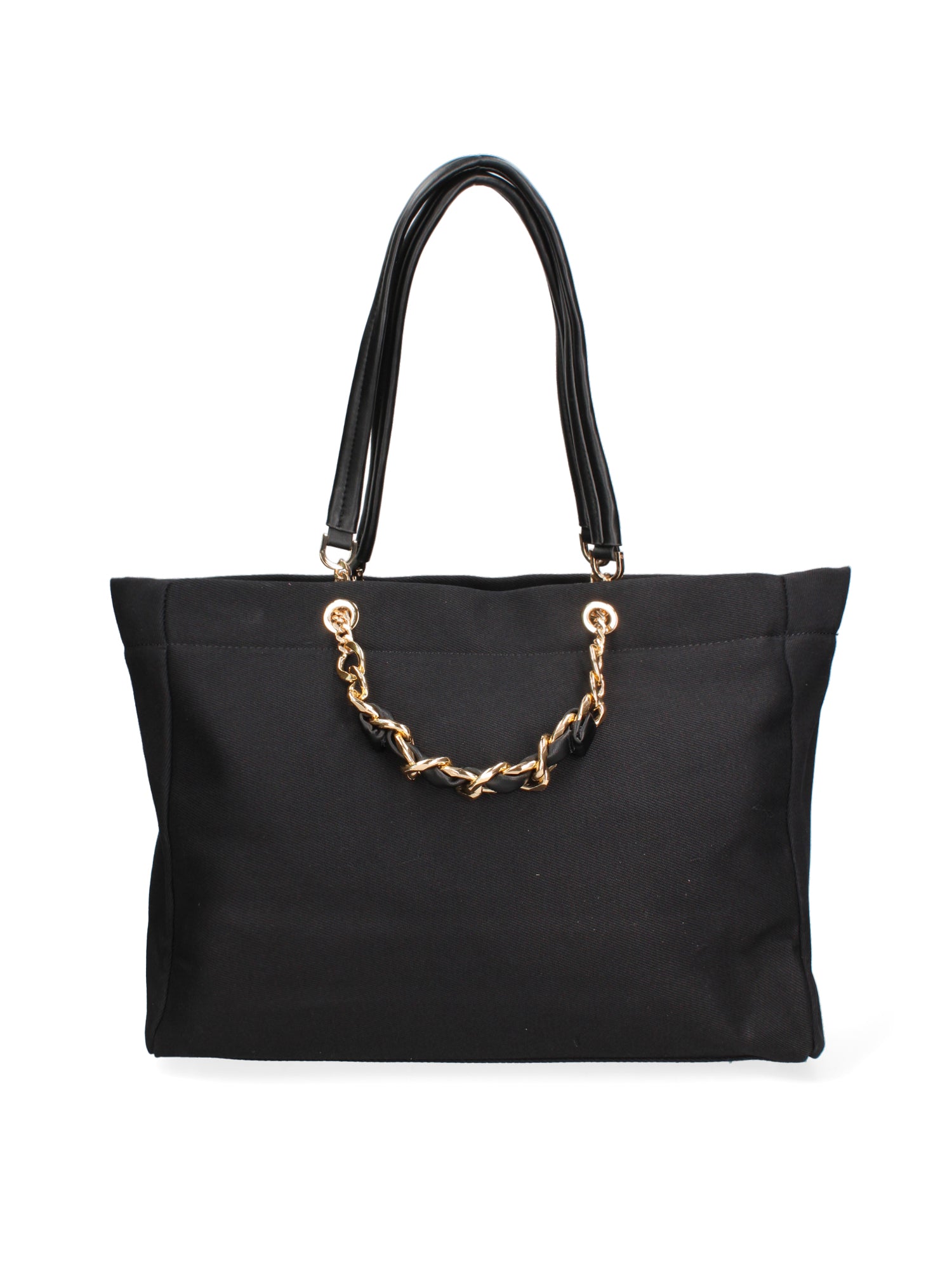 Borsa a spalla da donna 100% cotone BUBY-POULE-BLACK Marc Ellis