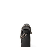 Borsa a tracolla da donna Vera pelle ruga JR-W-1126RU-BLACK-SILVER John Richmond