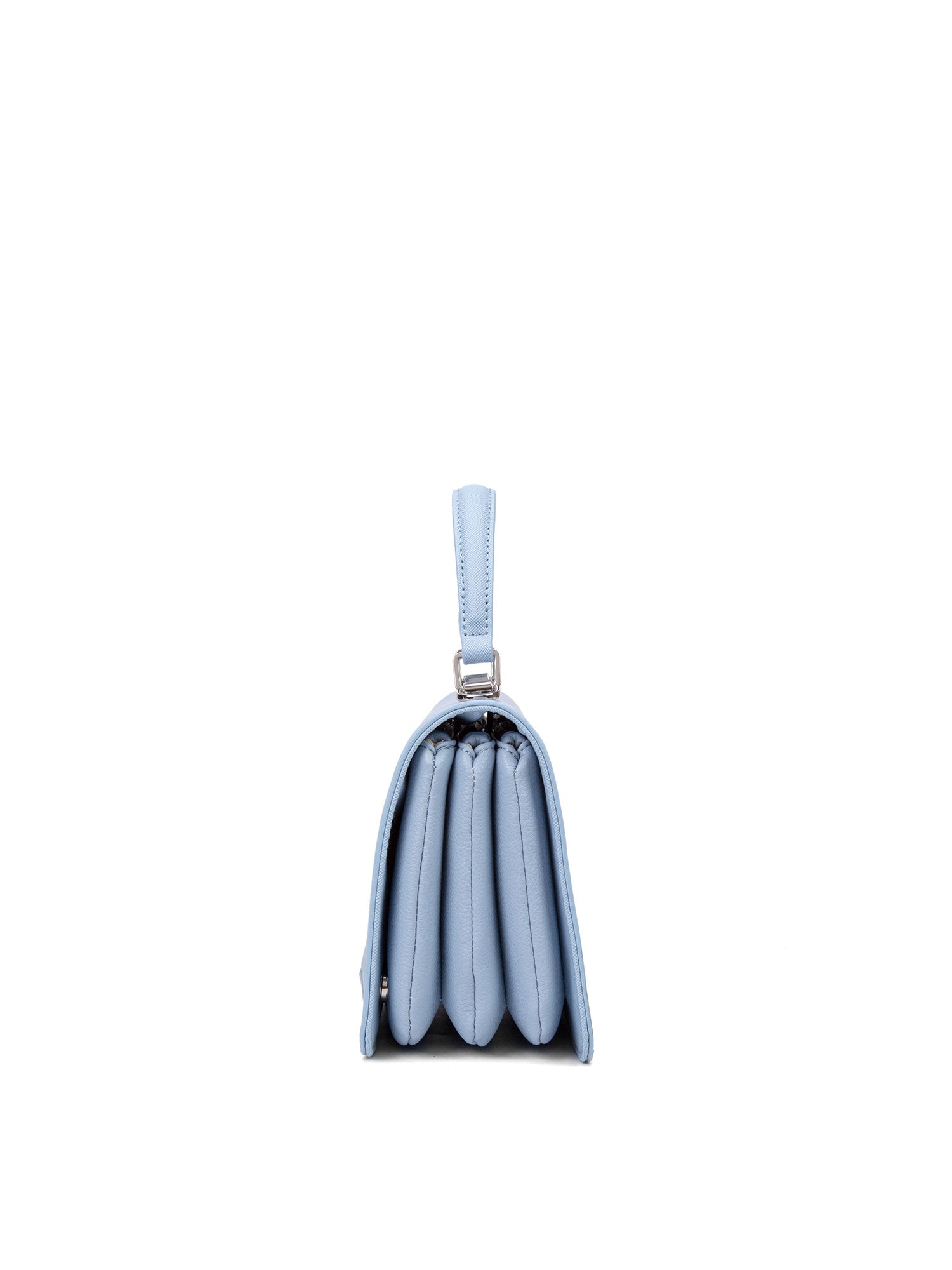 Borsa a mano da donna 100% pelle vegana PU 722-3PT-SKY BLUE Diana&co