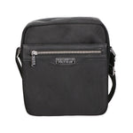 Borsa a tracolla uomo Pelle PU e nylon PCL3071-BLACK Northampton Polo Club