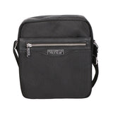 Borsa a tracolla uomo Pelle PU e nylon PCL3071-BLACK Northampton Polo Club