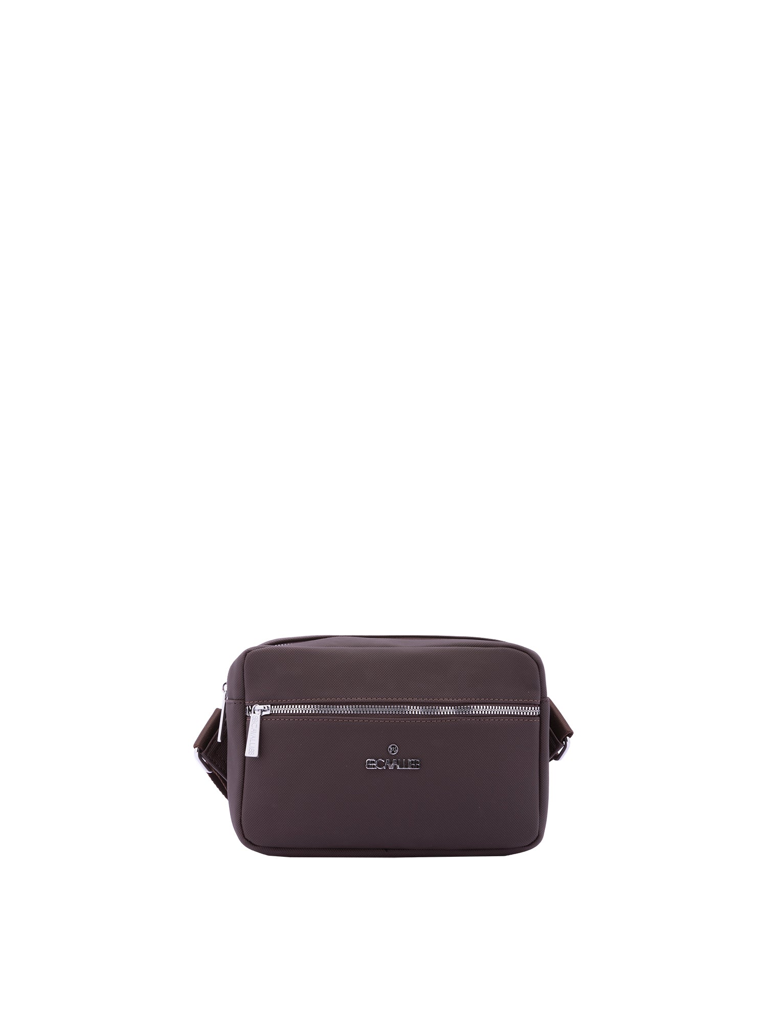 Marsupio da uomo in poliestere Casual BC1097-CAFFE' B Cavalli