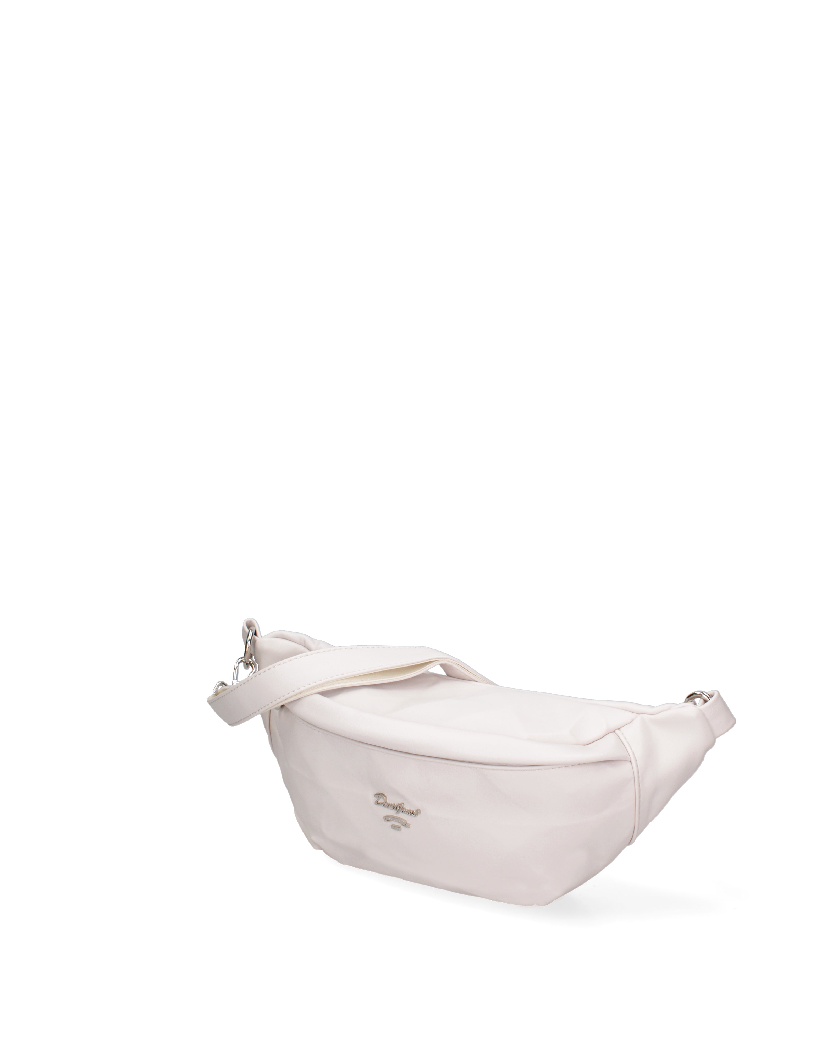 Marsupio da donna Ecopelle e Zip F6735-2-IVORY David Jones