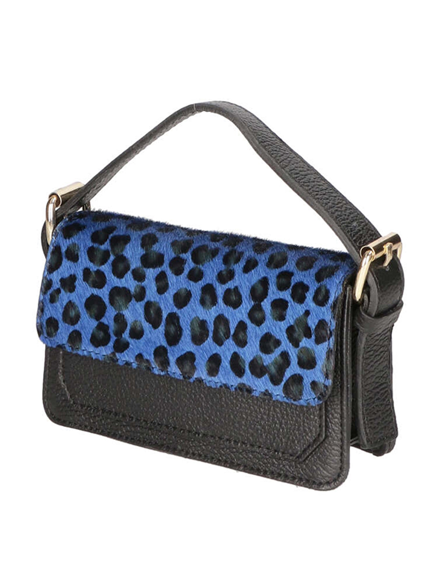Aleide Borsa a mano da donna Vera pelle 04858-LEO P BLU Gave Lux