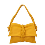 Borsa a spalla da donna Vera pelle 07172-S04 GIALLO Viola Castellani