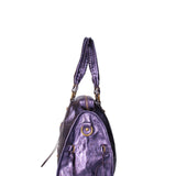 Novara Borsa a spalla da donna Vera pelle 06090 LM-L013 VIOLA Gave Lux