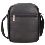 Borsa a tracolla uomo 100% PU Leather PCL3007-BLACK Northampton Polo Club