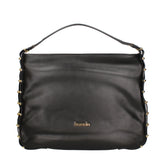 Erisia Chic Borsa a spalla da donna Vera pelle B17223-NERO Braccialini