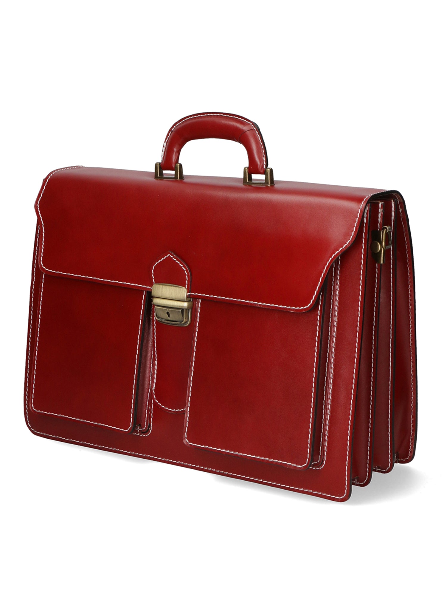 Enea Borsa da lavoro uomo Vera pelle 7001-ROSSO Gave Lux