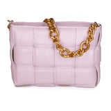 Agostina Borsa a mano da donna Vera pelle 04691-D55 LILLA LILAC Gave Lux