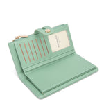 Portafoglio da donna 100% pelle vegana PU 798-3PT-JADEGREEN Diana&co