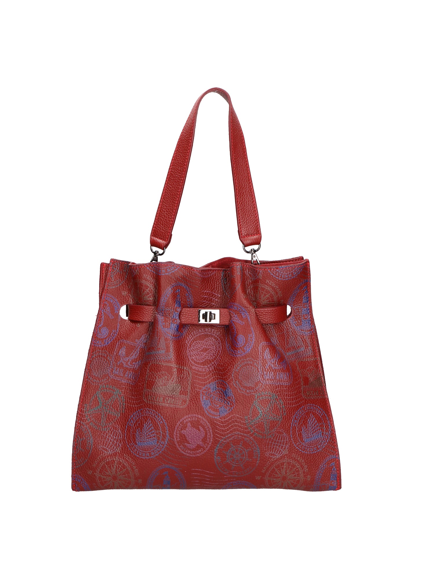 Voyageuse Borsa a mano da donna Vera pelle 564137-ROSSO Gave Lux