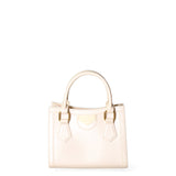 Borsa a mano da donna 100% Pvc FLAT-WOOD-S 24-WHITECAP - LIGHT OTTONE Marc Ellis