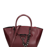 Borsa a mano da donna 100% vera pelle JR-W-1102MBX-BURGUNDY-CDF John Richmond