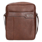 Borsa a tracolla uomo in pelle PU Casual PCL3001-COFFEE Northampton Polo Club