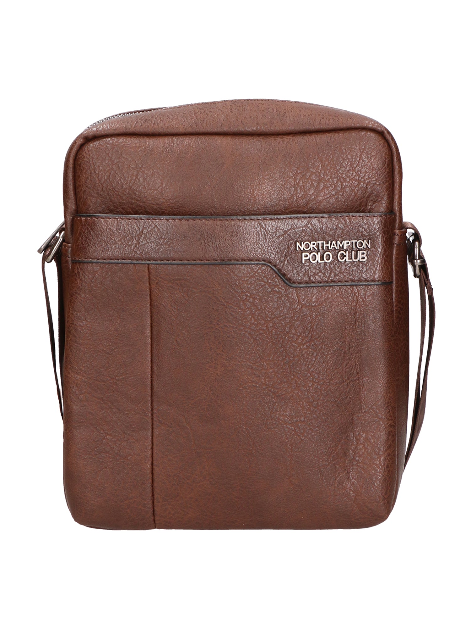 Borsa a tracolla uomo in pelle PU Casual PCL3001-COFFEE Northampton Polo Club