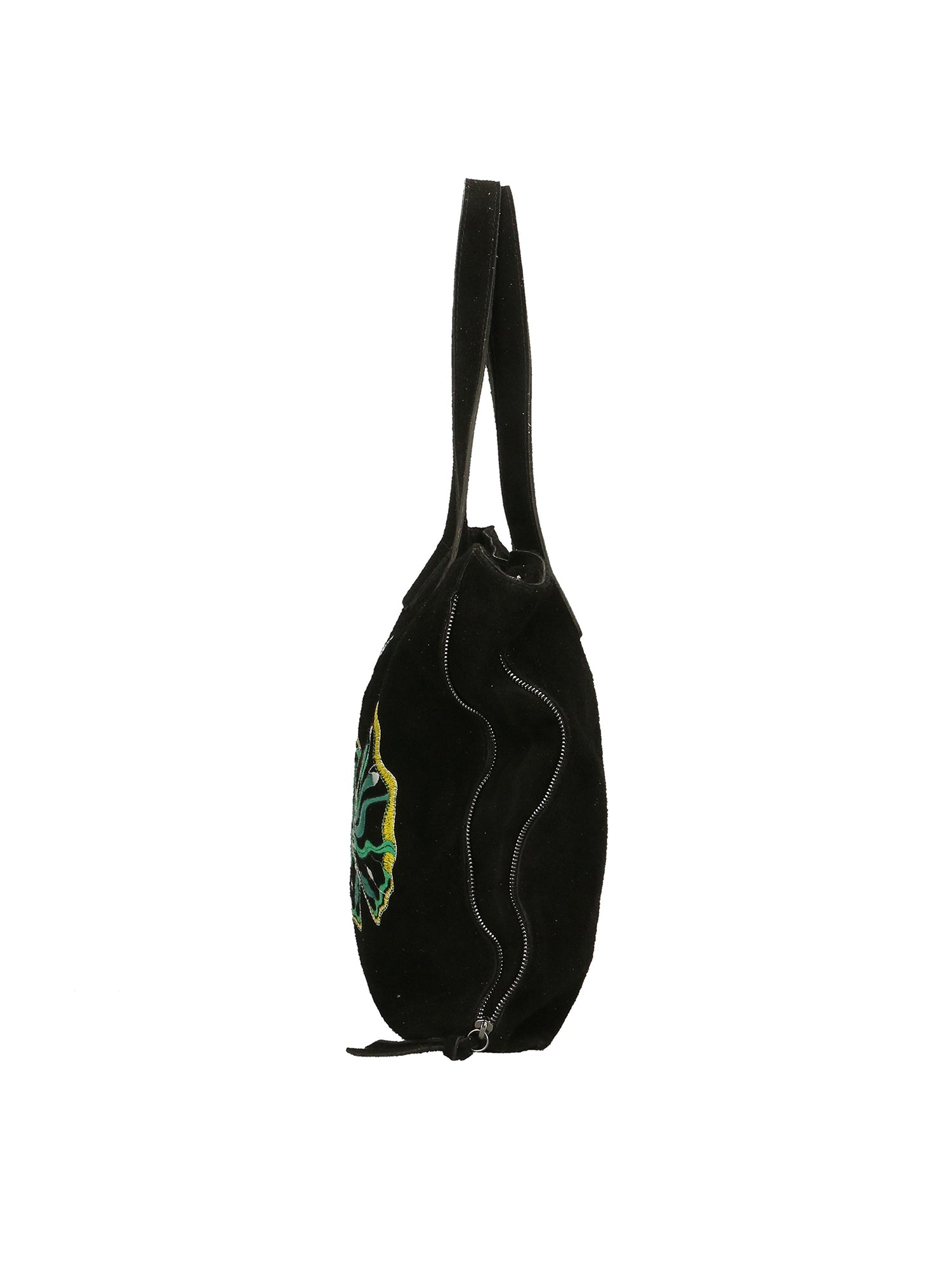 Papillon Borsa a spalla da donna Vera pelle 8620-NERO BLACK Gave Lux