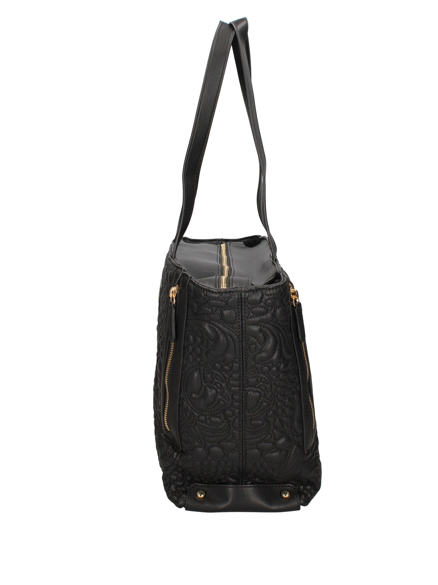 Valoria Pro Borsa a spalla da donna 100% poliuretano B16890GR-NERO Braccialini