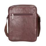 Borsa a tracolla uomo Pelle PU vegana PCL3102-COFFEE Northampton Polo Club