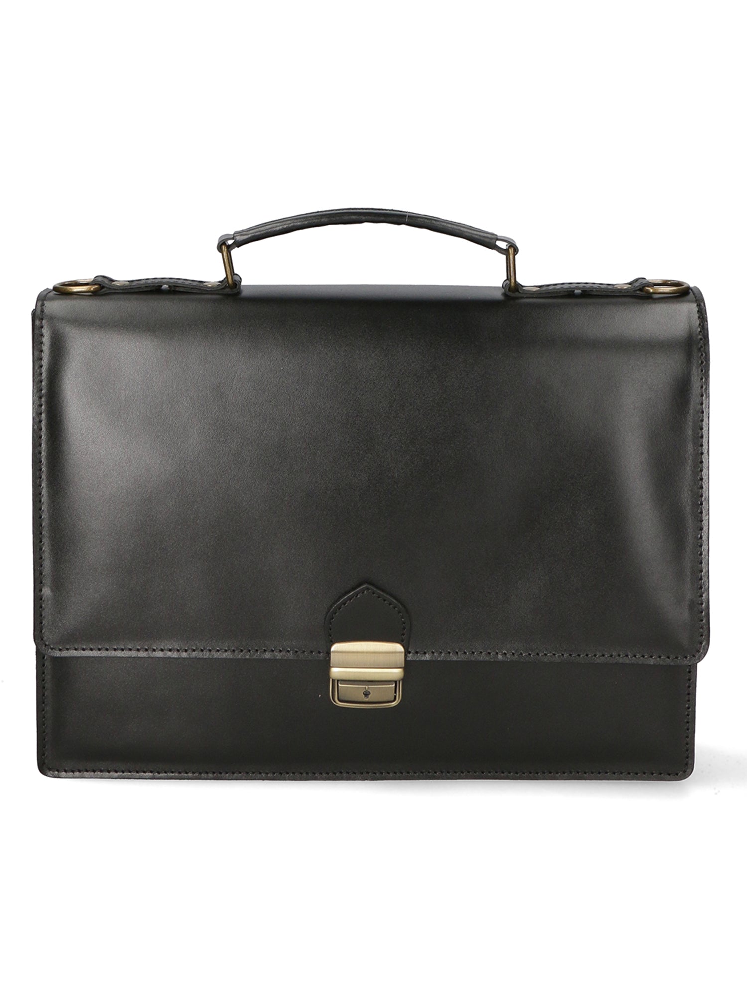 Ivo 7003-NERO Borsa da lavoro unisex in vera pelle Gave Lux