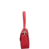 Borsa a spalla da donna Vera pelle 07229-L214 ROSSO Roberta Rossi
