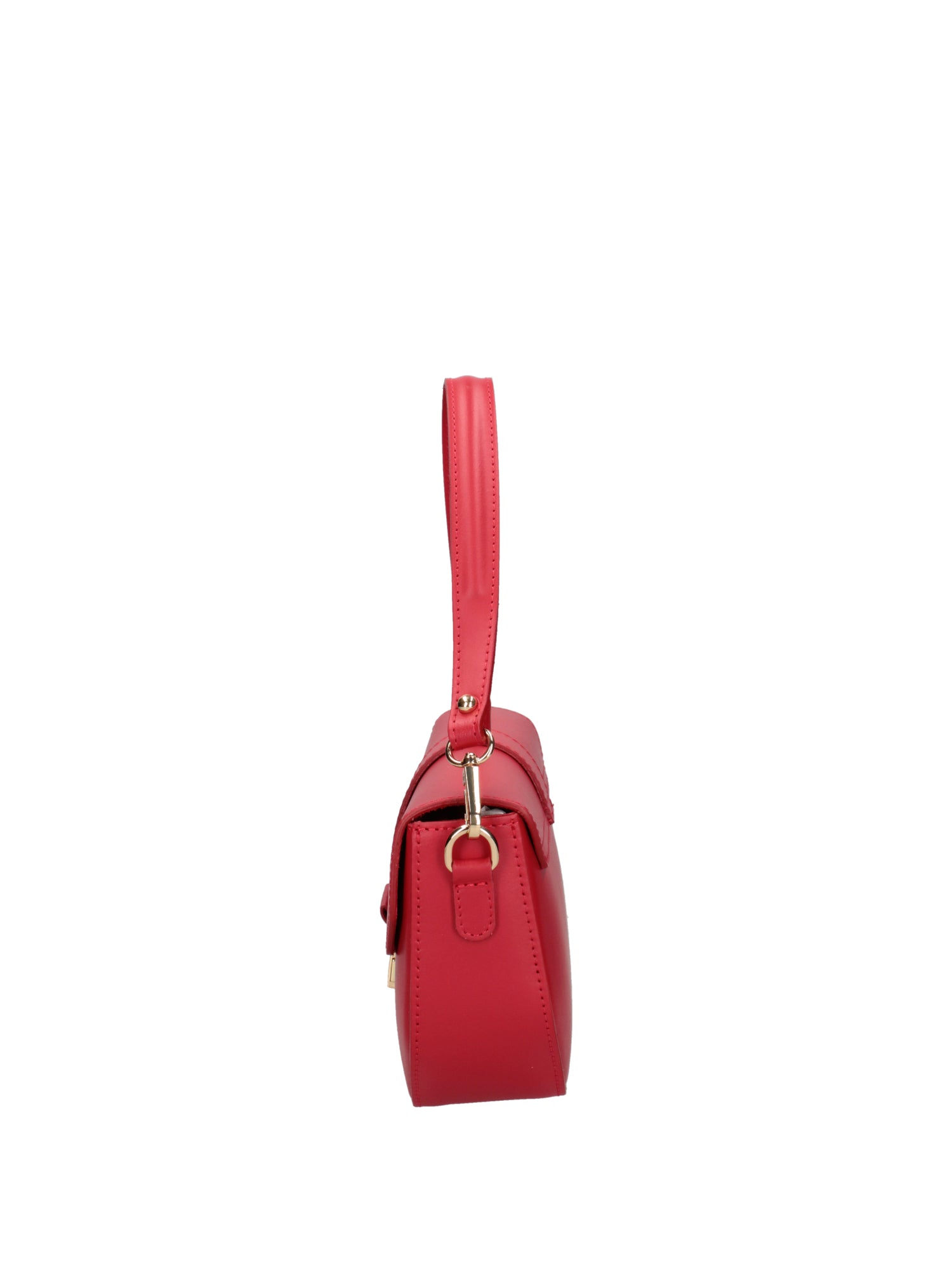 Borsa a spalla da donna Vera pelle 07229-L214 ROSSO Roberta Rossi