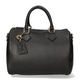 Aralia Borsa a bauletto da donna 100% pelle 5176-D28 NERO BLACK Gave Lux