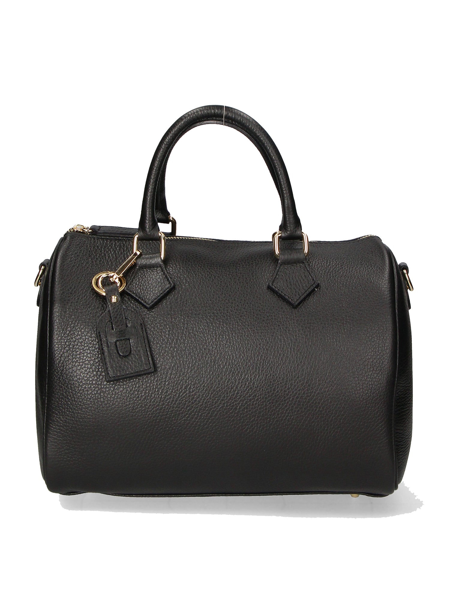 Aralia Borsa a bauletto da donna 100% pelle 5176-D28 NERO BLACK Gave Lux