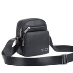 Borsa a tracolla uomo vera pelle Casual PC3335-NERO Northampton Polo Club
