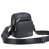 Borsa a tracolla uomo vera pelle Casual PC3335-NERO Northampton Polo Club