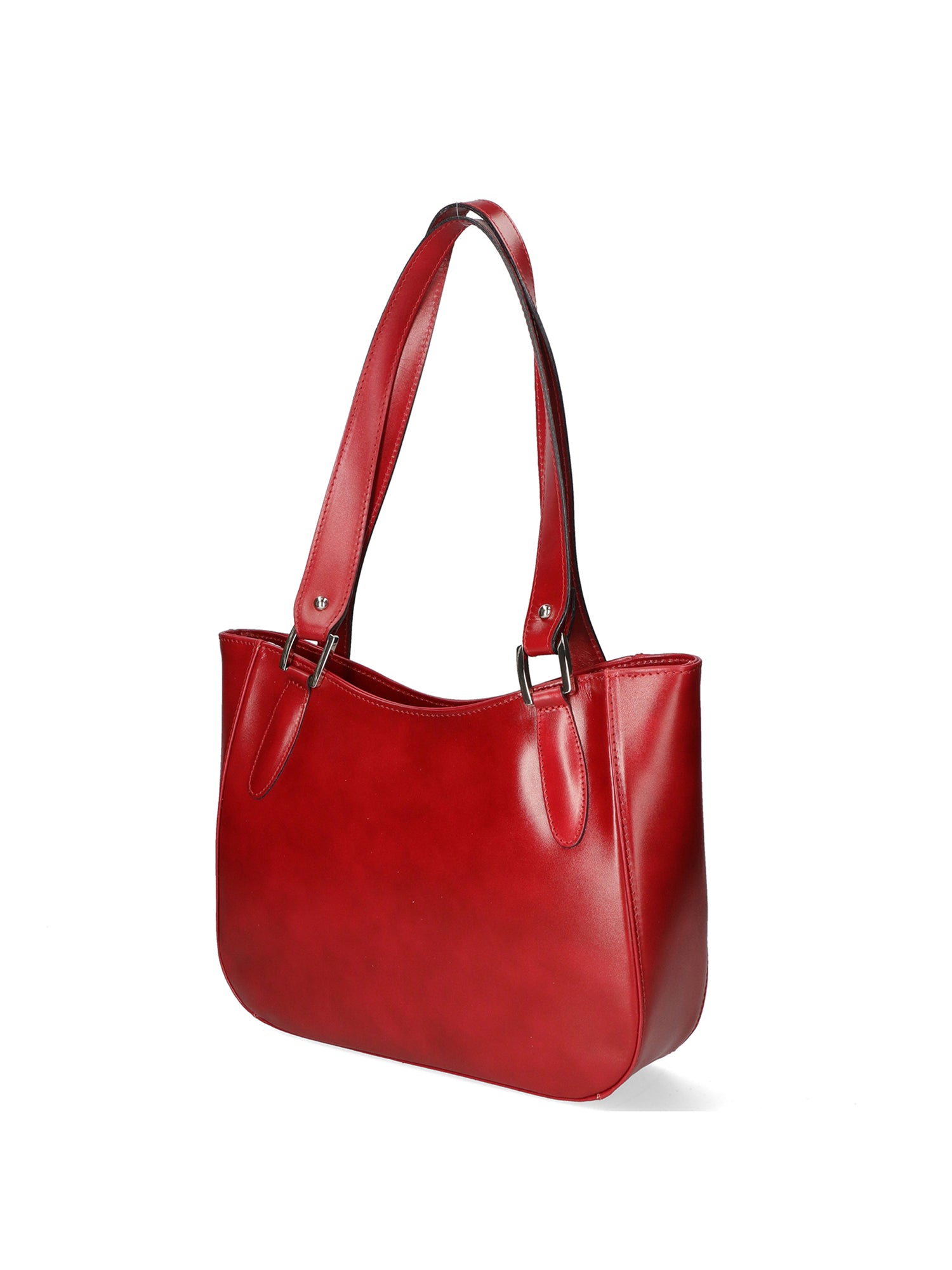 Eva Borsa a spalla da donna Vera pelle 9024-ROSSO RED Gave Lux
