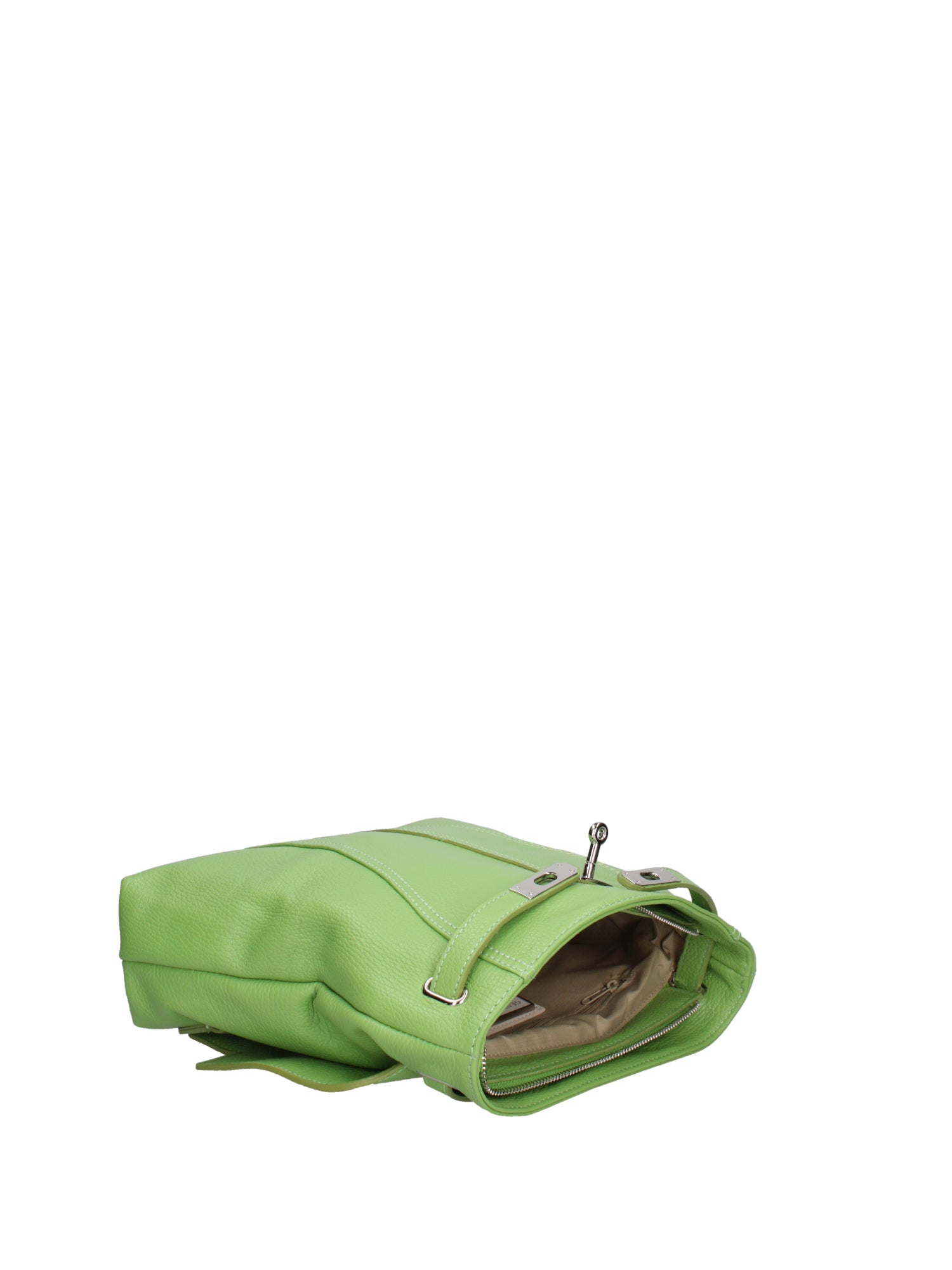 Borsa a mano da donna Vera pelle 07248-D12 VERDE Roberta Rossi