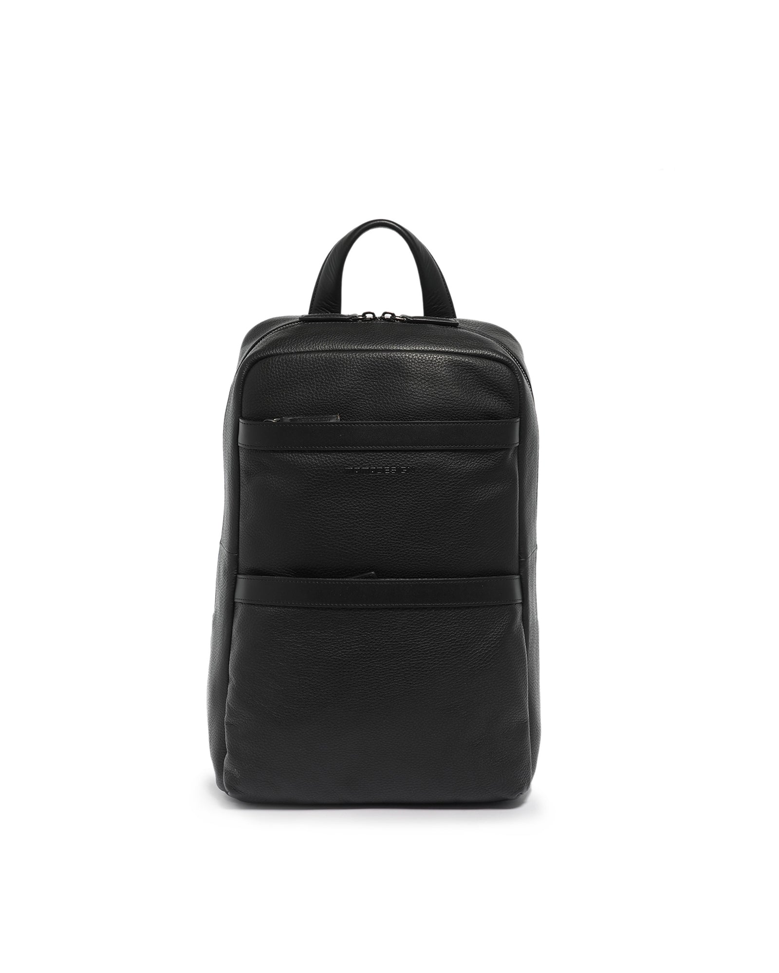 Zaino da uomo in vera pelle Casual MO-44DO-BLACK Momo Design